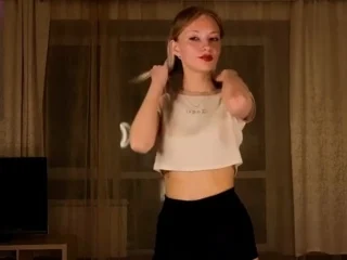 Masturbating busty blonde teen on couch with big toys
