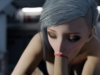 Nexus 3 3D animation fuck on space station with sexy blonde
