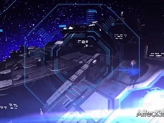 3d Animation Futanari Threesome In A Space Station