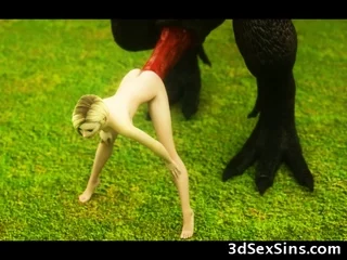 3D Girls Ruined by Dragon and Giants!
