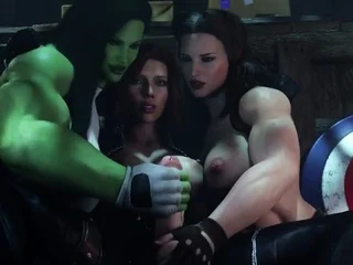 3D Shemale Futanari Game Sex Compilation