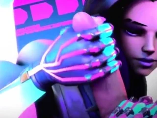 Cartoon Hentai Sombra (Overwatch)