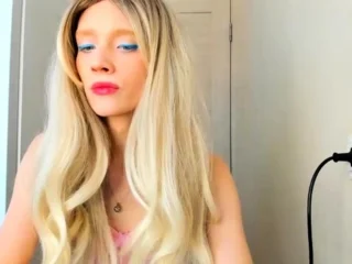 Curly Blonde Teen Records Solo Dildo Masturbation More at