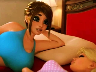 FUTANARI Family XXX Movie Night – 3D Sex Animation ENGDubbed