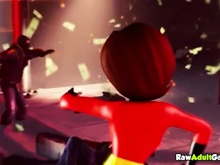 Helen Parr takes big dick in pussy from players