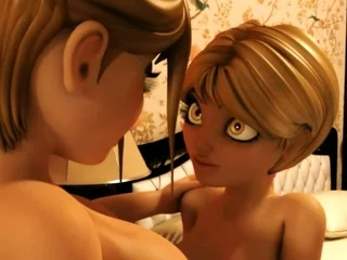 Monster dick MILF fucks teen girl – 3D Futa Animation ENGDub