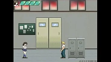 Pretty 18 women has sex in erotic hentai ryona gameplay video