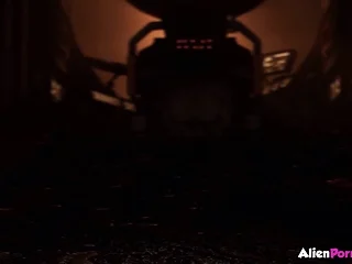Samus Aran alien porn on the planet
