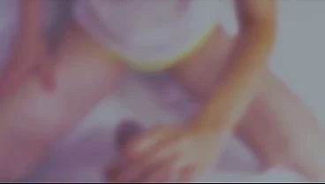 The horny and eager girl touches and massages her partner’s cock in an erotic game – Sex tape complete