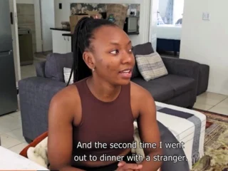 This sweet 18YO EBONY student snuck out at night