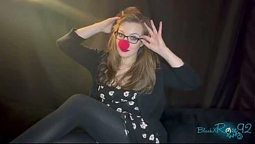 Cute Clown Nose Poses