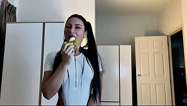 Stepsister Rides Hard and Begs for Cum in Her Mouth. Full video